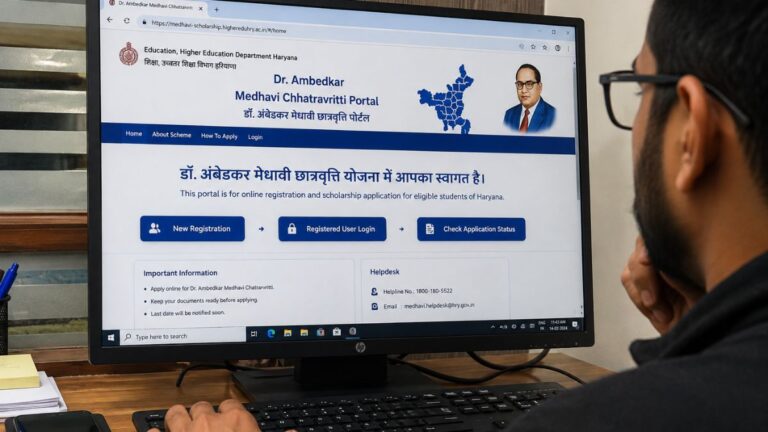 Dr. Ambedkar scholarship Haryana 2026