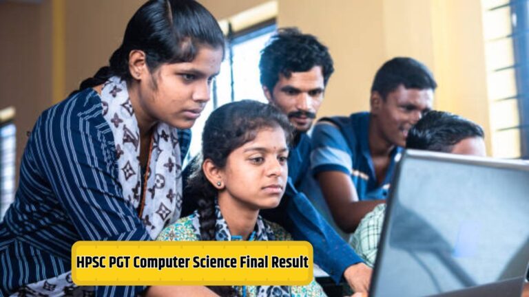 HPSC PGT Computer Science Final Result 2026 Result-II