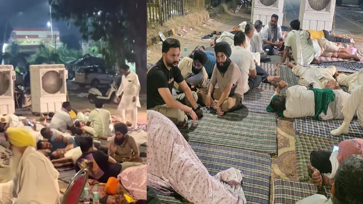 शाहाबाद में धान खरीद को लेकर किसान महापंचायत और पुलिस तैनाती