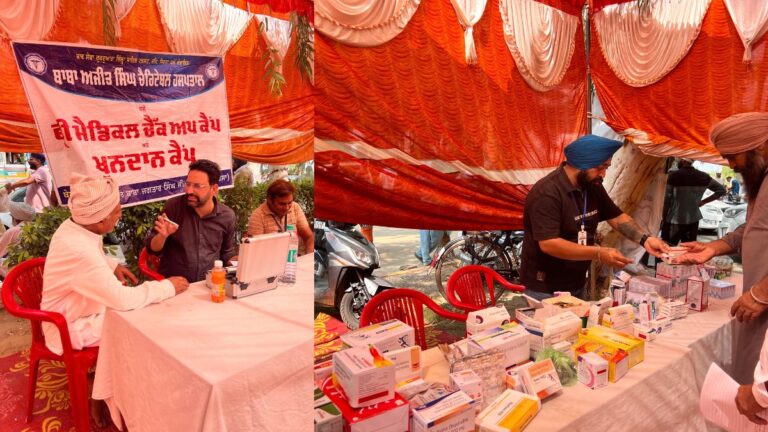 माधोसिंघाना पातशाही दसवीं गुरुद्वारा में सालाना जोड़ मेले के दौरान पहुंची संगत