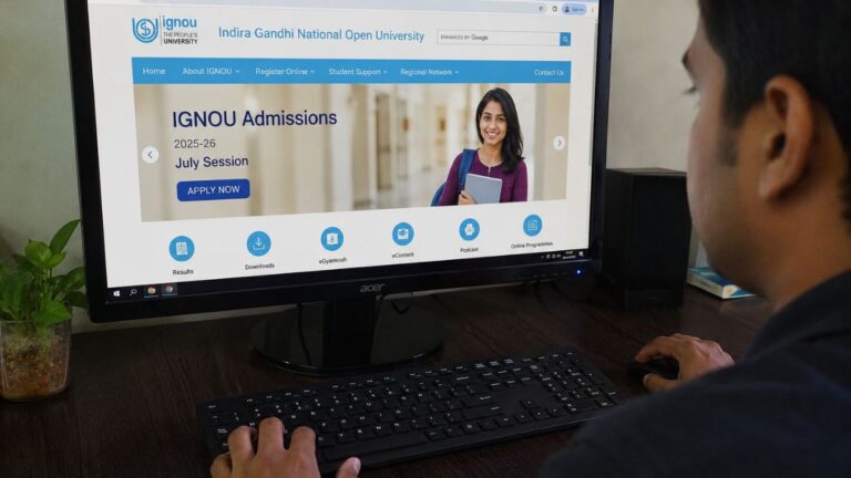 इग्नू में जुलाई 2026 सेशन के लिए 15 सितंबर तक बीए एमए समेत कई कोर्स में एडमिशन