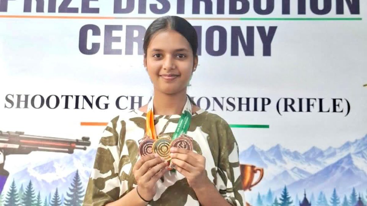 ने 50 मीटर 3P में गोल्ड समेत तीन पदक जीते