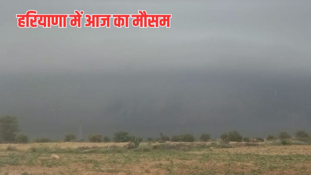 हरियाणा में आज बारिश और मानसून का मौसम पूर्वानुमान