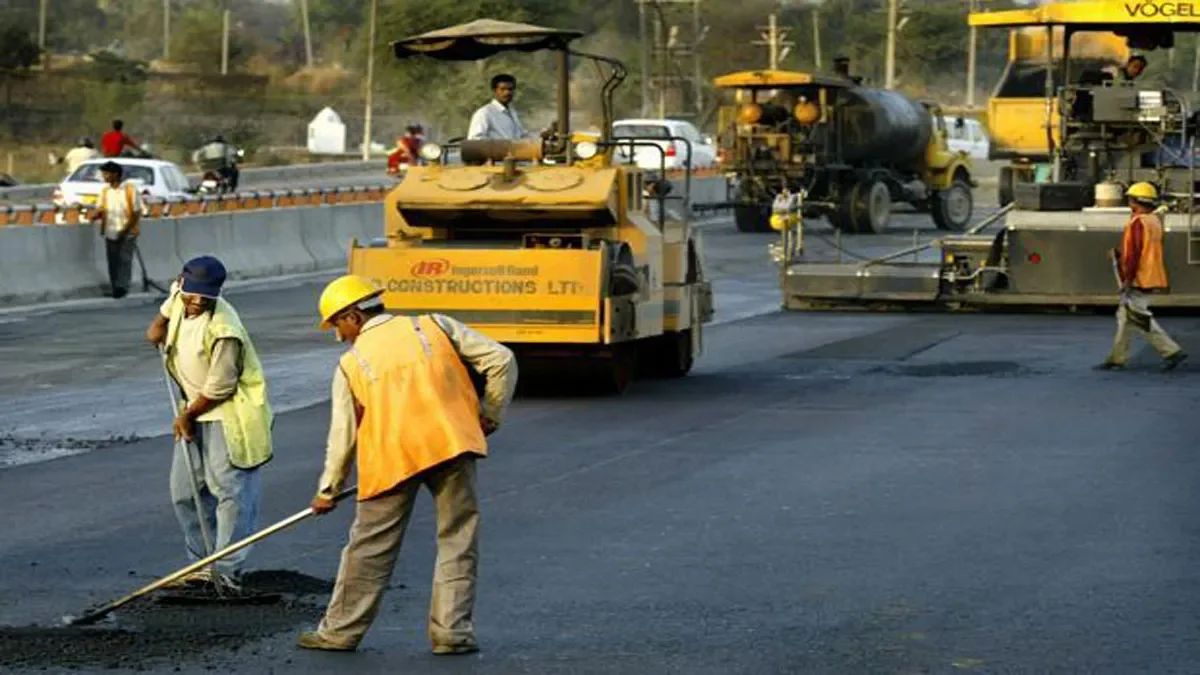 गुरुग्राम के बिलासपुर से झज्जर के कुलाना तक प्रस्तावित फोरलेन सड़क परियोजना निर्माण की साकेंतिक फोटो