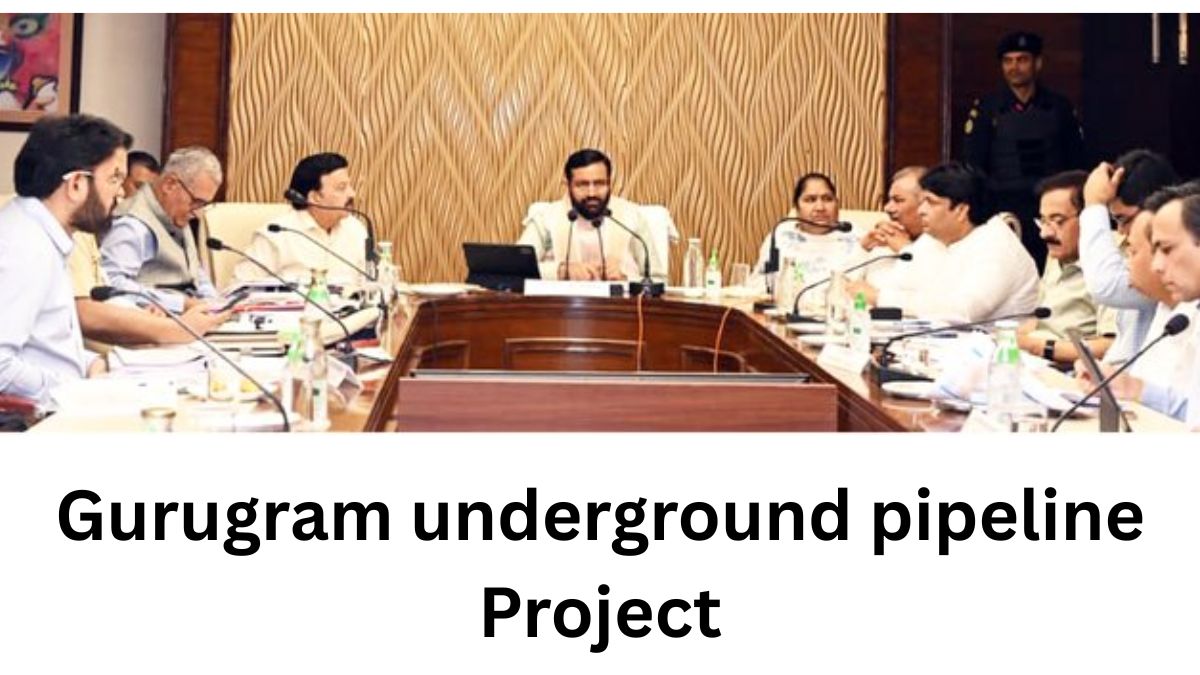 गुरुग्राम वाटर सप्लाई चैनल को अंडरग्राउंड पाइपलाइन में बदलने की परियोजना