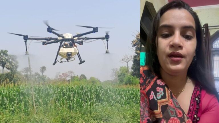 Palwal Shalu Rani Namo Drone Didi Haryana Farmers Drone Spray